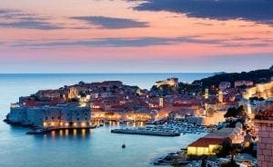 Dubrovnik 300x184 - Sunset at yacht harbour in Dubrovnik