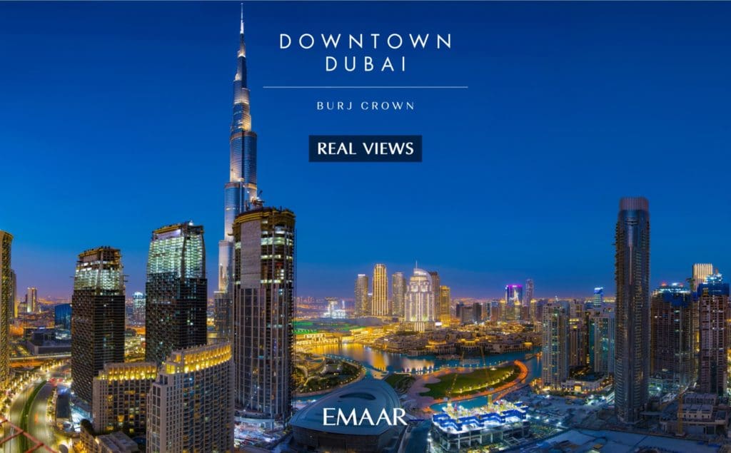DTD Burj Crown Real Views 01 2 copy 1024x635 - Andreea Popa, antreprenoarea care a adus succesul imobiliar din Dubai în România: „EMAX Real Estate oferă pachetul complet pentru investitori”