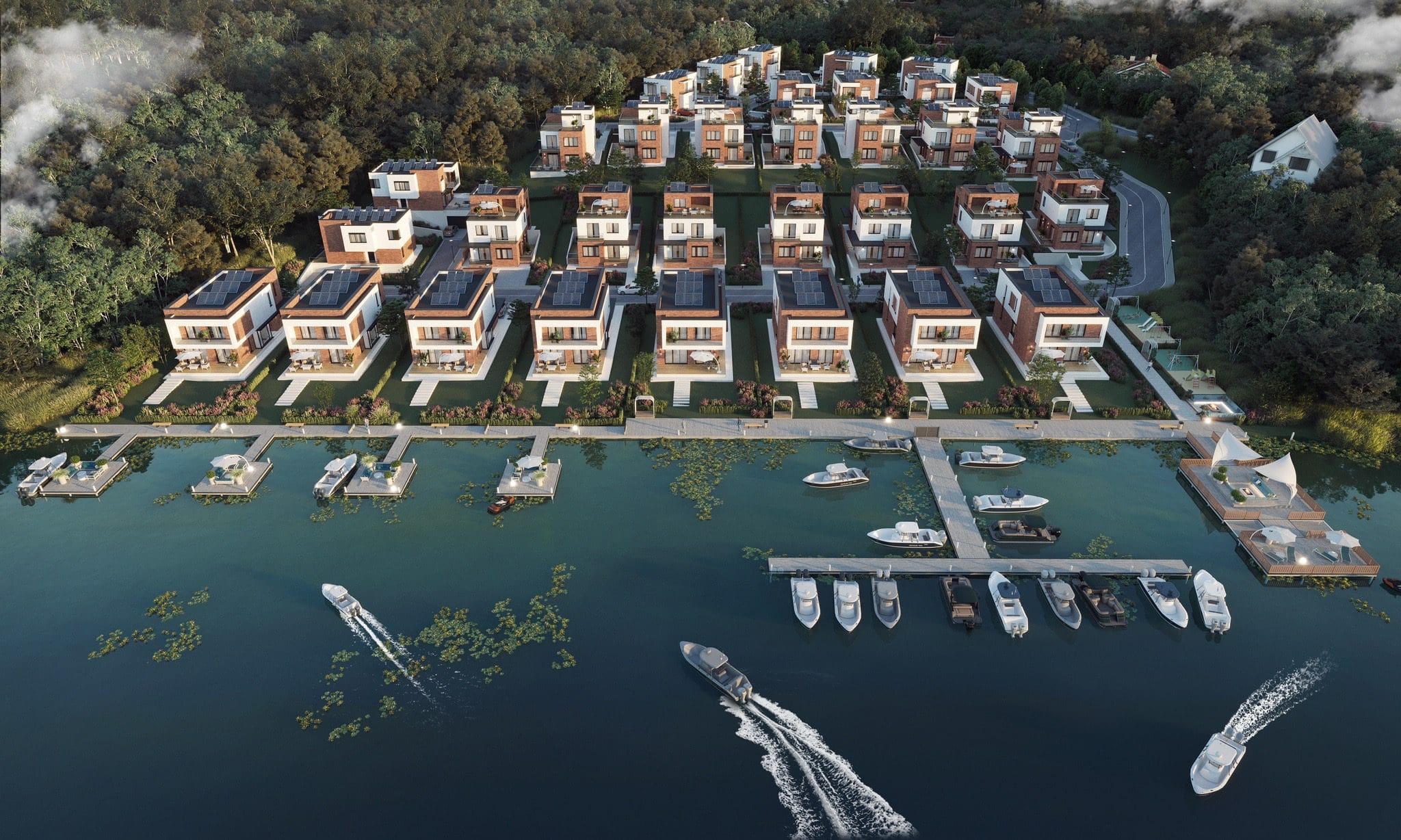 marina snagov 1 copy - Ideal Residence Developer lansează un proiect cu 33 de vile de lux
