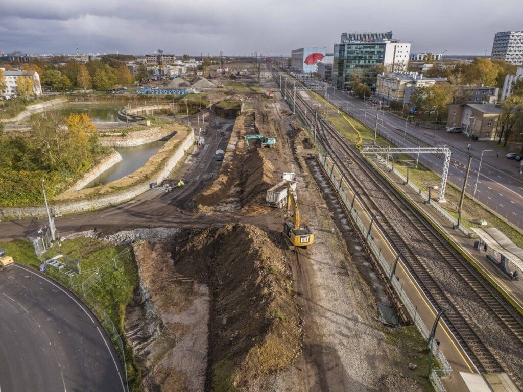 Construction of Rail Baltica Ulemiste joint terminal has begun 1024x768 - Rail Baltica, mega proiectul feroviar care va integra țările baltice în rețeaua europeană